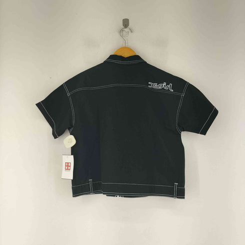 エックスガール X-girl BOX SILHOUETTE WORK SHIRT レディース 1