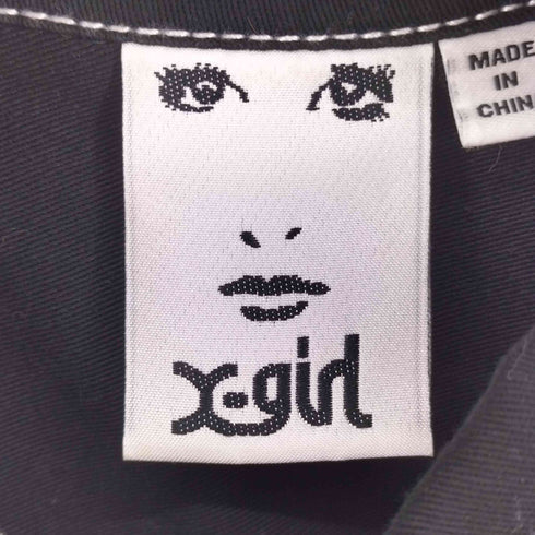 エックスガール X-girl BOX SILHOUETTE WORK SHIRT レディース 1