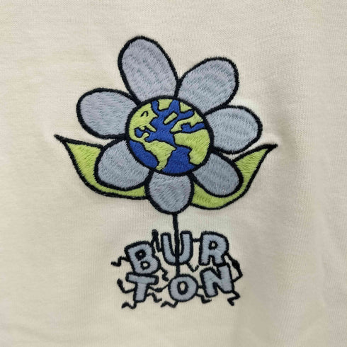バートン BURTON M BURROUGH SS TEE 花 刺繍 半袖 Tシャツ メンズ import:XL