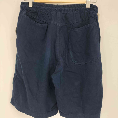 ステューシー Stussy USA製 紺タグ インディゴ染め コットンショーツ メンズ M