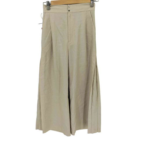 ユナイテッドアローズグリーンレーベルリラクシング UNITED ARROWS green label relaxing CS カレンダー サイド プリーツ ワイド パンツ レディース JPN:36