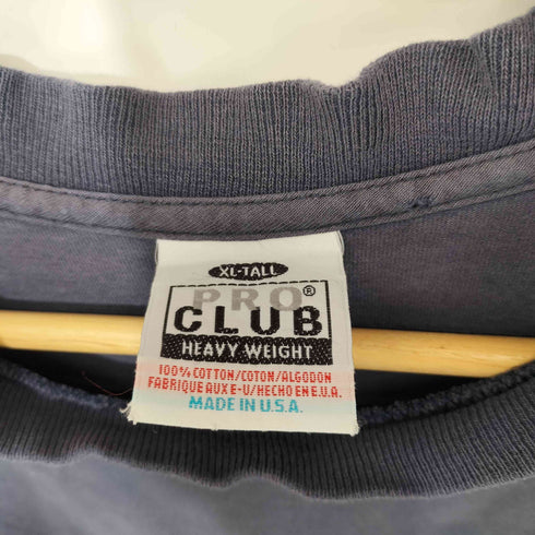 プロクラブ PRO CLUB 90-2000s USA製 HEAVY WEIGHT コットンクルーネックTシャツ メンズ XL-TALL
