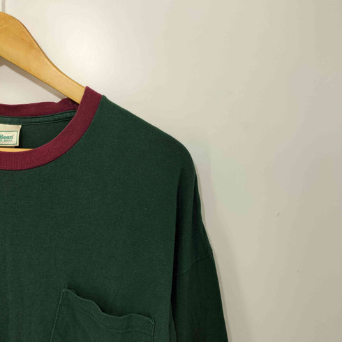 エルエルビーン L.L.Bean 70-80s マルチカラー ポケットロングスリーブTシャツ メンズ