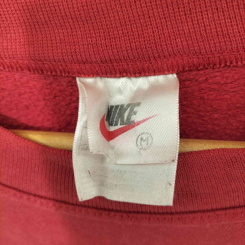 ナイキ NIKE 90-2000s ロゴ刺繍 ロングスリーブスウェット メンズ import:M