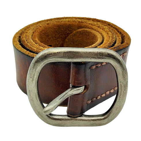 Hawk Company Genuine Leather ハンドメイド レザー ベルト メンズ M