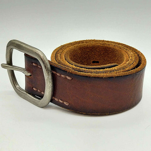 Hawk Company Genuine Leather ハンドメイド レザー ベルト メンズ M