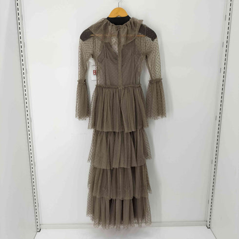 エイチアンドエム H&M SANDRAMANSOUR シアーフリルドットワンピース レディース 4