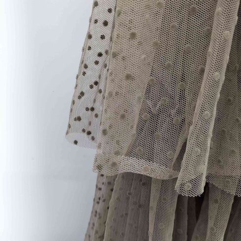 エイチアンドエム H&M SANDRAMANSOUR シアーフリルドットワンピース レディース 4