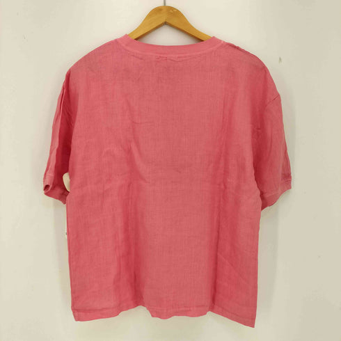 ナカガワマサシチショウテン 中川政七商店 リネン クルーネックTシャツ レディース
