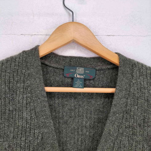 オービス ORVIS 90S くるみボタン ウールニットベスト メンズ JPN:L