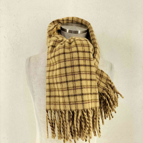 ラルフローレン RALPH LAUREN 市田株式会社製 チェック ウールマフラー メンズ 75×140