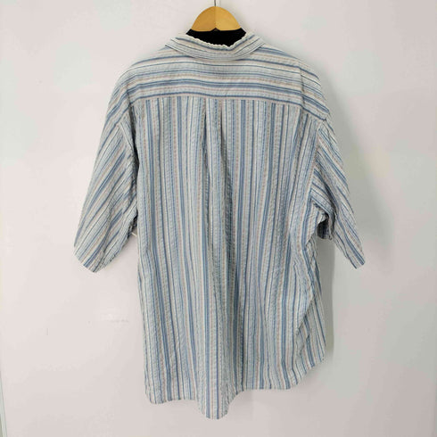 ジョセフアンドフェイス Joseph&Feiss S/S シアサッカーストライプシャツ メンズ 2xl