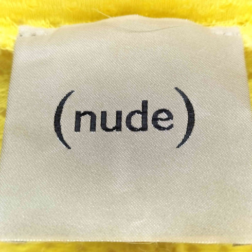 (nude) アシメデザインパンチングブラウス レディース 38