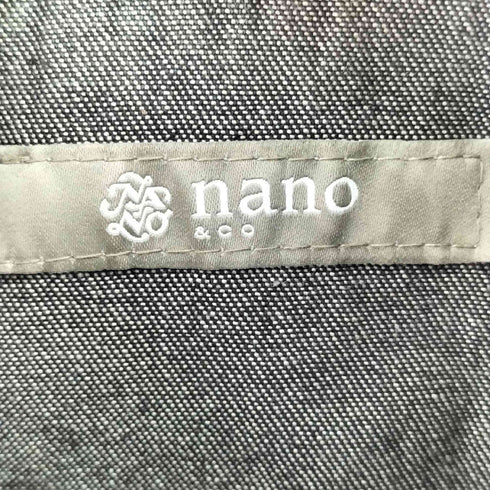 ナノユニバース NANO universe ウエスタン L/S デニムシャツ メンズ JPN:S