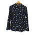 ザラ ZARA リッププリントレーヨンシャツ レディース import:L