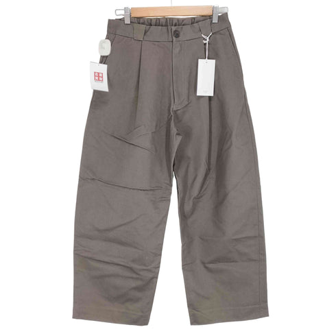 ウィム バイ リドム WYM LIDNM HIGH COUNT PEACH GABA DEEP TUCK PANTS メンズ M