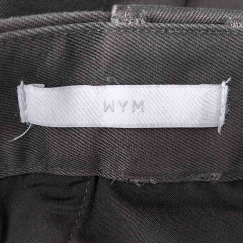 ウィム バイ リドム WYM LIDNM HIGH COUNT PEACH GABA DEEP TUCK PANTS メンズ M
