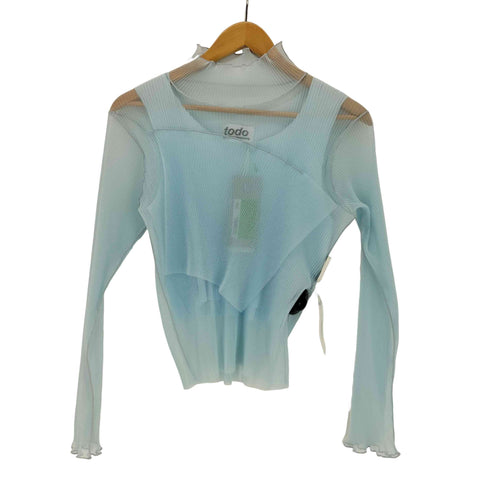 コトハヨコザワ kotohayokozawa SHEER LAYERED LONG SLEEVE TOP レディース FREE