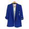 ザラ ZARA ロールアップスリーブブレザー レディース import:M