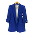 ザラ ZARA ロールアップスリーブブレザー レディース import:M