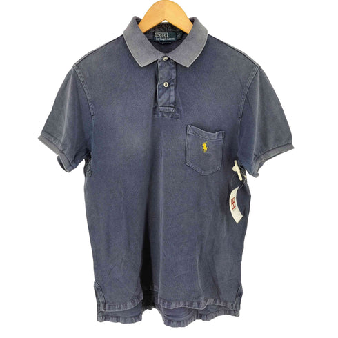 ポロバイラルフローレン Polo by RALPH LAUREN フロントポケットポニー刺繍 ポロシャツ メンズ import:L