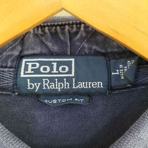 ポロバイラルフローレン Polo by RALPH LAUREN フロントポケットポニー刺繍 ポロシャツ メンズ import:L