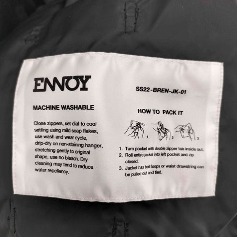 ザエンノイプロフェッショナル The Ennoy Professional 22SS PACKABLE NYLON JACKET メンズ JPN:L