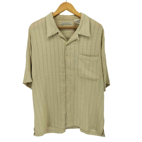 ナイツブリッジ KNIGHTSBRIDGE 90S ポリ 開襟 S/S シャツ メンズ import:M