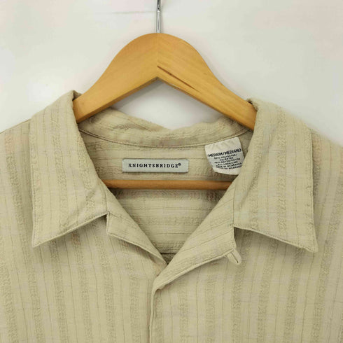 ナイツブリッジ KNIGHTSBRIDGE 90S ポリ 開襟 S/S シャツ メンズ import:M