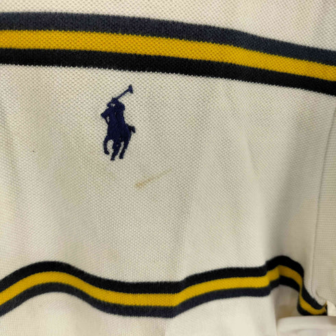 ポロバイラルフローレン Polo by RALPH LAUREN ポニー刺繍 ボーダーポロシャツ メンズ import:M