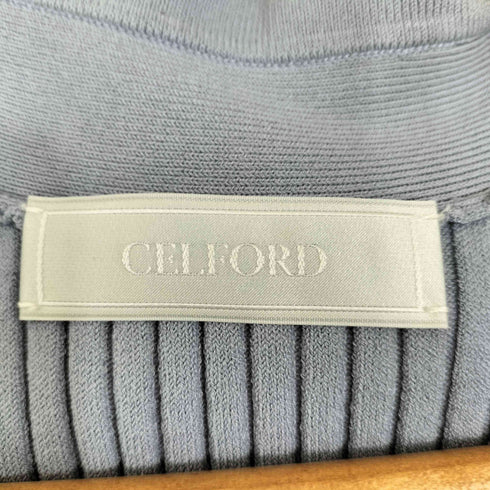 セルフォード CELFORD 襟付きニットマーメイドワンピース レディース 36
