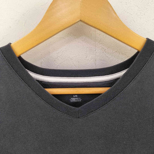 トミーヒルフィガー TOMMY HILFIGER ワンポイントロゴVネックシャツ メンズ import:L