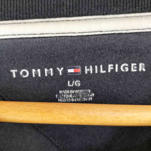 トミーヒルフィガー TOMMY HILFIGER ワンポイントロゴVネックシャツ メンズ import:L
