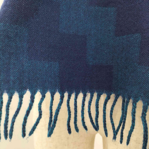 ケンゾーパリス KENZO PARIS 総柄フリンジマフラー メンズ