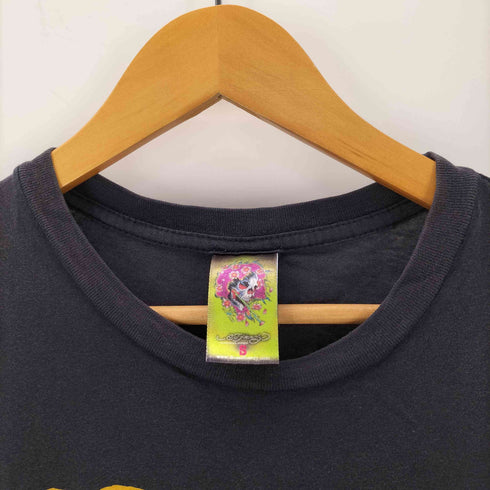 エドハーディー Ed Hardy 両面プリント クルーネックTシャツ メンズ JPN:S
