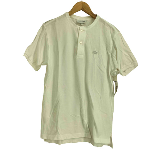 ラコステ LACOSTE CLASSIC FIT 鹿の子 ヘンリーネック Tシャツ メンズ import:S