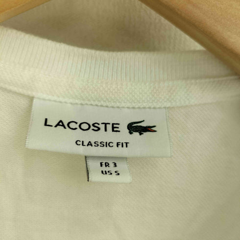 ラコステ LACOSTE CLASSIC FIT 鹿の子 ヘンリーネック Tシャツ メンズ import:S