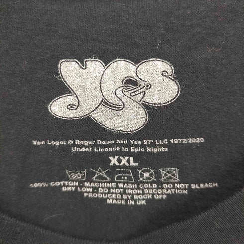 英国製 ロック バンド ロゴ プリント S/S クルーネック Tシャツ メンズ import:XXL