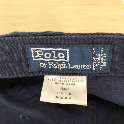 ポロラルフローレン POLO RALPH LAUREN スモールポニー刺繍 6パネルキャップ メンズ ONE SIZE