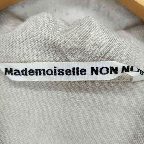 マドモアゼルノンノン mademoiselle NON NON リネン開襟シャツ レディース