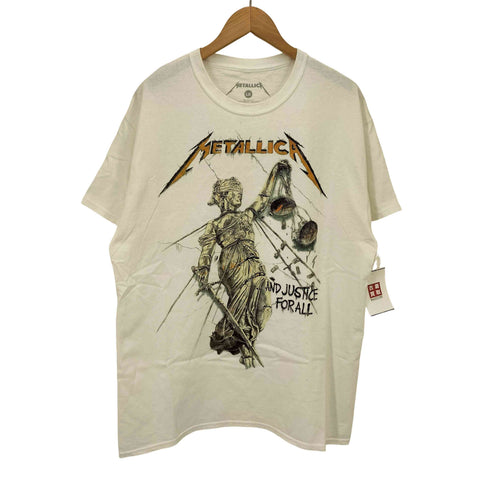 AND JUSTICE FOR ALL メタル・ジャスティス アートワーク プリント S/S クルーネック Tシャツ メンズ import:L