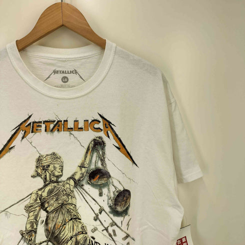 AND JUSTICE FOR ALL メタル・ジャスティス アートワーク プリント S/S クルーネック Tシャツ メンズ import:L