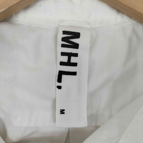 エムエイチエル MHL. コットン リネン ブレンド プルオーバー シャツ メンズ import:M