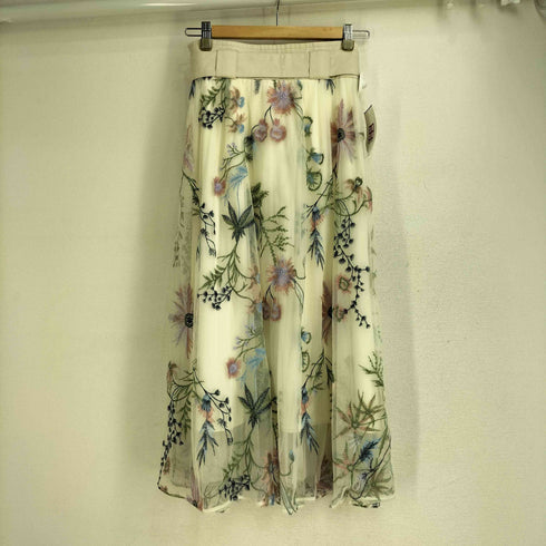 ジルスチュアート JILLSTUART ボタニカルエンブロイダリースカート レディース 0
