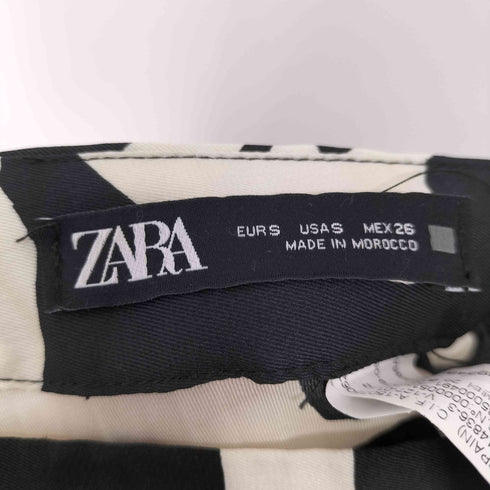 ザラ ZARA 総柄 タックスカート レディース JPN:S
