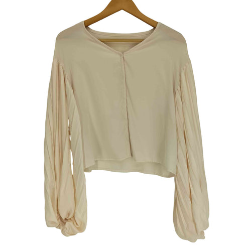 Acka. original pleats sleeve blouse オリジナル プリーツ スリーブ ブラウス レディース FREE