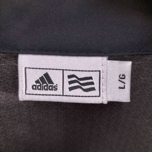 アディダス adidas ADIZERO パフォーマンス ロゴ プリント ジップアップ トラック ジャケット メンズ import:L