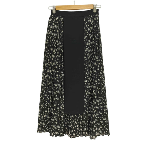 クラネ CLANE 17AW DROP FLOWER PLEATS LAYERD SKIRT ドロップ フラワー プリーツ レイヤード スカート レディース JPN:0