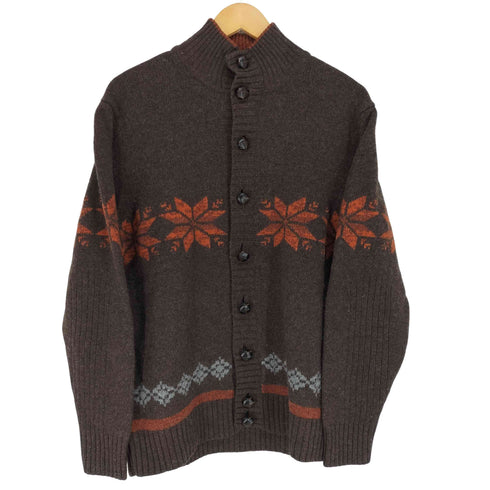 エディーバウアー Eddie Bauer 90-00s くるみボタン ウールニットカーディガン メンズ JPN:M