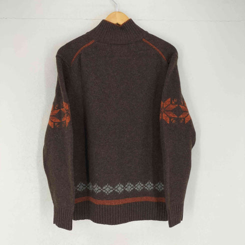 エディーバウアー Eddie Bauer 90-00s くるみボタン ウールニットカーディガン メンズ JPN:M